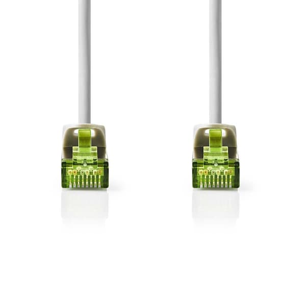 Nedis CAT7 nettverkskabel | S/FTP | RJ45 Han | RJ45 Han | 15.0 m | Snagless | Rund | LSZH | Grå | Label