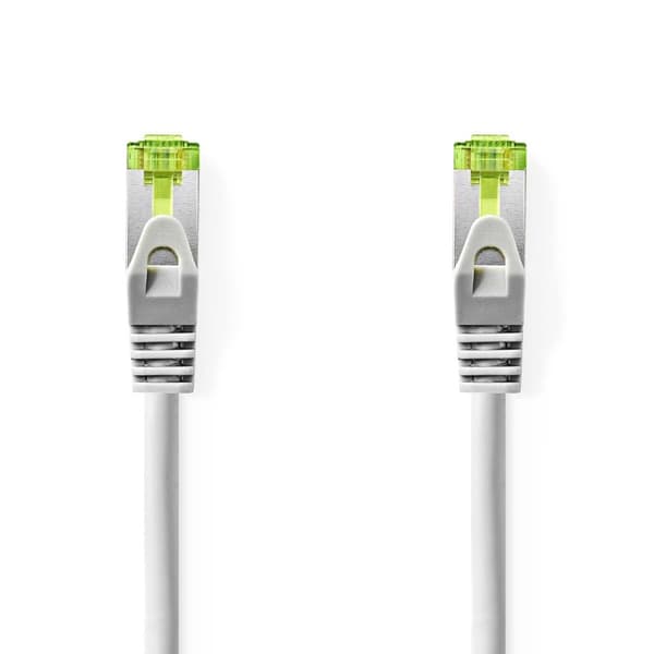 Nedis CAT7 nettverkskabel | S/FTP | RJ45 Han | RJ45 Han | 15.0 m | Snagless | Rund | LSZH | Grå | Label