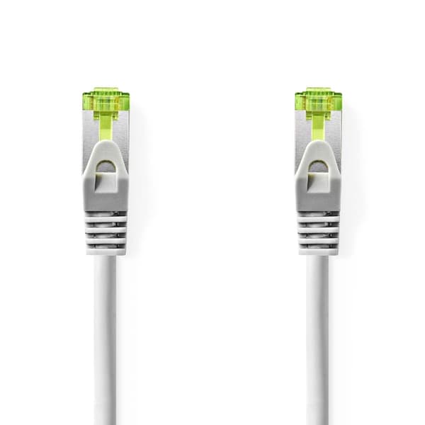 Nedis CAT7 nettverkskabel | S/FTP | RJ45 Han | RJ45 Han | 15.0 m | Snagless | Rund | LSZH | Grå | Label