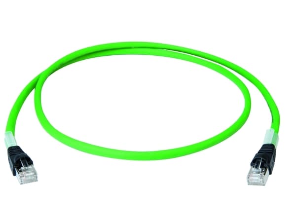 Telegärtner 100017308, 0,5 m, Cat6a, S/FTP (S-STP), RJ-45, RJ-45, Grønn