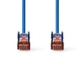 Miniatyrbillede 3 af 4: Nedis Kat 6 kabel | RJ45 Han | RJ45 Han | S/FTP | 0.25 m | Runde | LSZH | Blå | Label