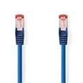 Miniatyrbillede 1 af 4: Nedis Kat 6 kabel | RJ45 Han | RJ45 Han | S/FTP | 0.25 m | Runde | LSZH | Blå | Label