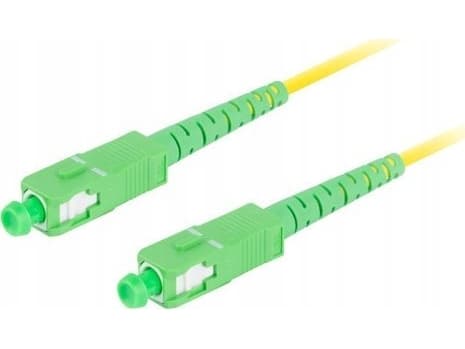 Lanberg Fiberoptisk patchledning Lanberg SM SC/APC-SC/APC SIMPLEX 3,0MM LSZH G657A1 5m gul