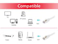 Miniatyrbilde 2 av 3: Utstyr 615513, 25 m, Cat6, S/FTP (S-STP), RJ-45, RJ-45