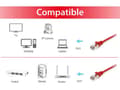 Pikkukuva 3 / 4: Equip 615524, 30 m, Cat6, S/FTP (S-STP), RJ-45, RJ-45, RJ-45