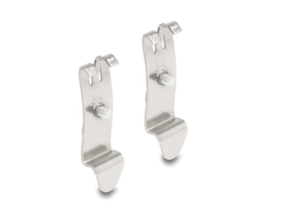 Delock desktop patch panelholder for DIN-skinne med M4 festeskruer, 2 stk