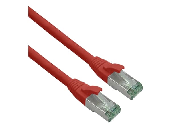 Helos 363759, 2 m, Cat7, S/FTP (S-STP), RJ-45, RJ-45, Red