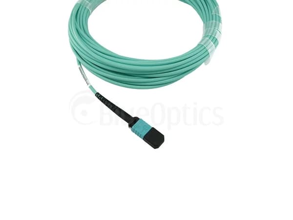 Yhteensopiva Lenovo A5UA BlueOptics kuituoptiikan katkaisukaapeli, MPO/UPC, 4xDuplex LC/UPC, 1 metri, monimuotokuitu G50/125µm, OM3, merkkikuitu, 3.0