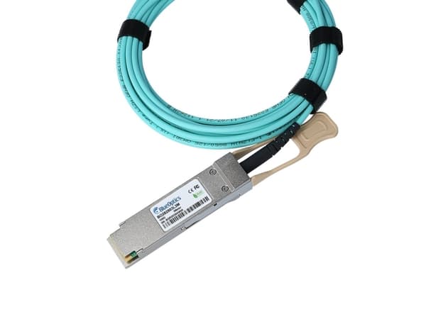 BlueOptics 100G-QSFP-QSFP-AOC-15M-BO, 15 m, QSFP28, QSFP28, QSFP28, Hanstik/Hanstik