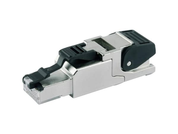 Telegärtner DataVoice Industry MFP8 - Nettverkkontakt - RJ-45 (hann) - 5 - 9 mm - CAT 6a - IEEE 802.3bt/IEEE 802.3af/IEEE 802.3an/IEEE 802.3at - uten