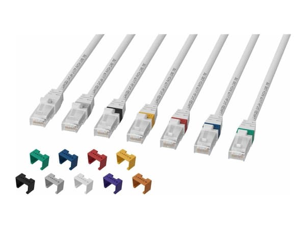 Lanview SmartClick - Verkkokaapeli - RJ-45 (uros) - RJ-45 (uros) - 2 m - 5 mm - UTP - CAT 6a - halogeeniton, valettu, solmuvapaa, 10 Gigabit ethernet