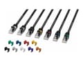 Miniatyrbilde 2 av 5: Lanview SmartClick - Nettverkskabel - RJ-45 (hann) til RJ-45 (hann) - 10 m - 5 mm - UTP - CAT 6a - halogenfri, formstøpt, uten hindringer, 10 Gigabit