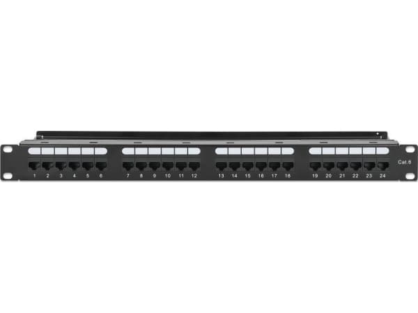 Intellinet Network Solutions Intellinet 721035 Patch Panel Rack 19" 1U 24 porty RJ45 Cat6 UTP