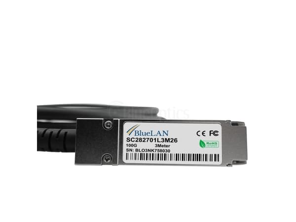 BlueOptics 470-ABQF-BL, 2 m, QSFP28, 4xSFP28, Hankjønn/hankjønn