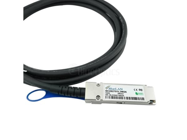 BlueOptics 470-ABQF-BL, 2 m, QSFP28, 4xSFP28, Hankjønn/hankjønn
