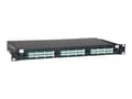 Miniatyrbilde 1 av 5: Eaton Tripp Lite Series 36-Port LC/LC Rackmount Fiber Enclosure Feed Through Patch Panel 1U - Koblingspanel - rackmonterbar - LC x 36 - svart - 1U -