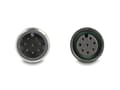 Miniatyrbilde 4 av 5: Delock - Nettverksforlengelseskabel - 8-pins M12 (hann) til 8-pins M12 (hunn) - 1 m - 6 mm - S/FTP - CAT 5e - A-kodet - svart