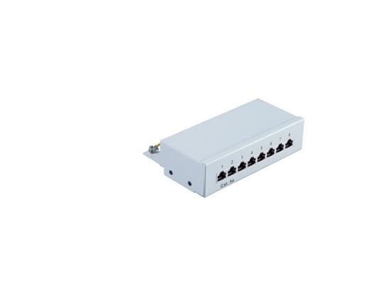 shiverpeaks 75058 - Cat5e - Grau, RJ 45, Cat5e, Grå, Metall Grå