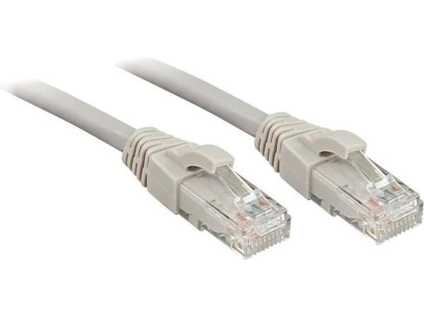 Lindy 48005, 5 m, Cat6, U/UTP (UTP), RJ-45, RJ-45, Grå