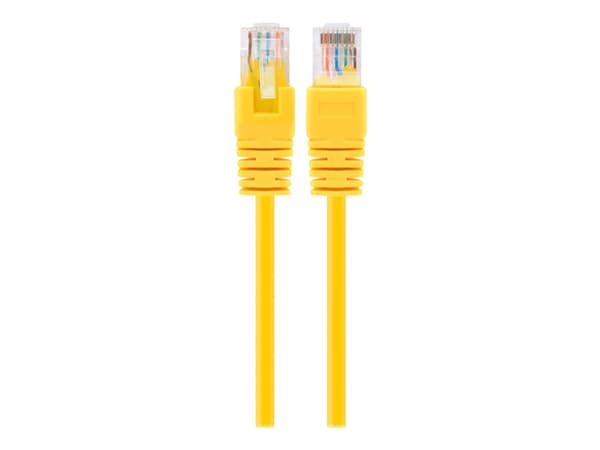 Gembird - Patch-kabel - RJ-45 (hane) till RJ-45 (hane) - 50 cm - UTP - CAT 5e - formpressad - gul