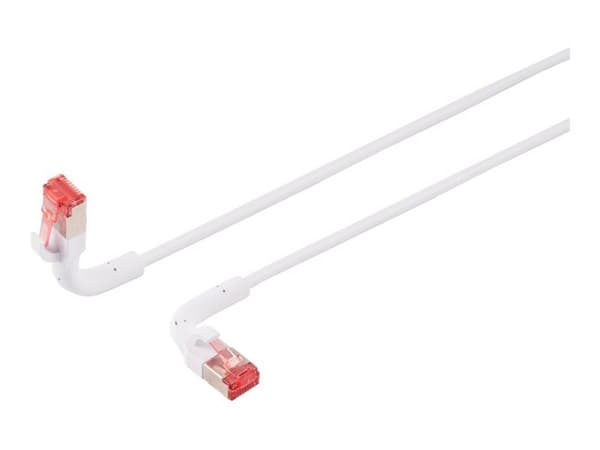 Lanview Flex-Angle - Patchkabel - RJ-45 (han) till RJ-45 (han) - 1,5 m - 3,6 mm - U/FTP - CAT 6a - booted, knastfri, 10 Gigabit ethernet - sort