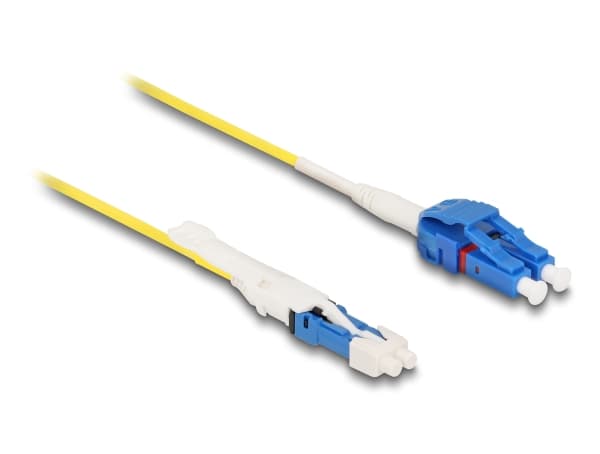 Delock - Nettverkskabel - CS enkeltmodus (hann) til LC-enkeltmodus (hann) - 1 m - 2 mm - fiberoptisk - dupleks - 9 / 125 micron - G.657.A2/OS2 - halo