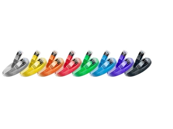 SLIM Patchcords SLIM PKW-STP- -K6A 2.0 BL, 2 m, Cat6a, U/FTP (STP), RJ-45, RJ-45
