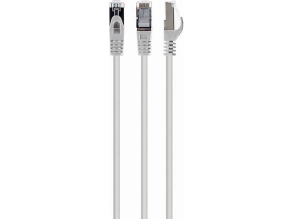 Cablexpert - Koblingskabel - RJ-45 (hann) til RJ-45 (hann) - 1.5 m - 6.2 mm - S/FTP - CAT 6a - halogenfri, formstøpt, uten hindringer - hvit