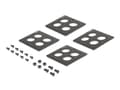 Pikkukuva 5 / 5: Delock D-type 19" patch-paneeli, jossa 4 D-type-levyä 86 x 86 mm ja 4 porttia 2 U musta