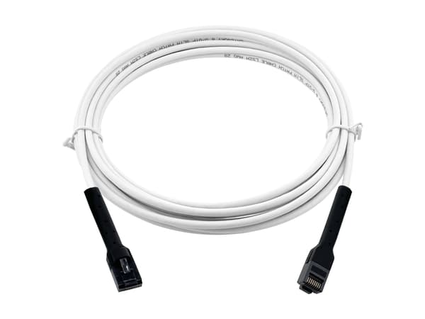Deltaco 1902636, 5 m, Cat6a, U/UTP (UTP), RJ-45, RJ-45, valkoinen