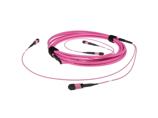 ACT 7 meter Multimode 50/125 OM4(OM3) polarity A fiber trunk cable with 2 MTP/MPO female connectors each side 7M 2X MTP(F) 50/125 OM4 PA TR (DC5201)