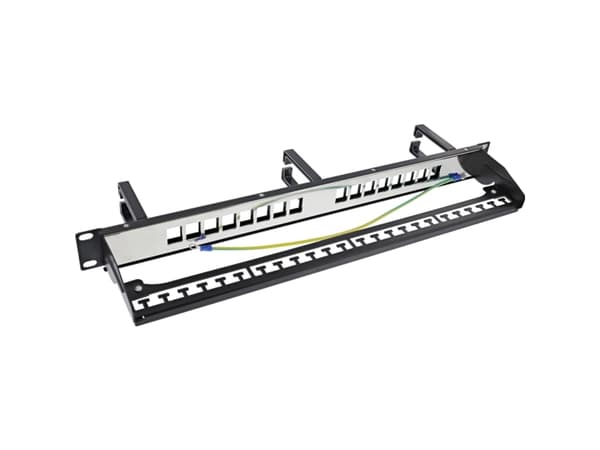 InLine 76822B, Sort, 1U, Case, Tyskland