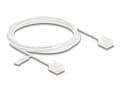 Miniatyrbilde 2 av 2: Delock - Koblingskabel - RJ-45 (hann) til RJ-45 (hann) - 2 m - 2.6 mm - UTP - CAT 6 - opptil 1 Gbps-dataoverføringshastighet, ultra-slim - hvit