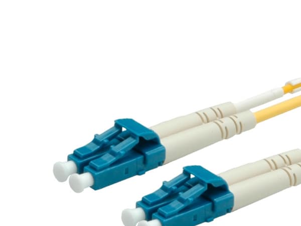 Value Fibre Optic Jumper Cable, 9/125 µm, LC/LC, yellow 10 m, LC, LC