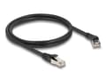 Pikkukuva 2 / 2: DeLOCK RJ45-verkkokaapeli Cat.8.1 S/FTP-pistoke 45° kulmassa oikealle suoraksi