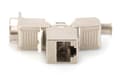Miniatyrbilde 5 av 5: DIGITUS - Modulinnlegg - keystone, toolless - CAT 6a - skjermet - RJ-45 (en pakke 2)