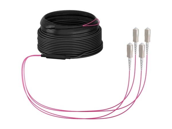 EFB Elektronik Trunkkabel U-DQ ZN BH OM4 4G 1x4 SC-SC 50m Dca LSZH - Kaapeli - 50 m (O8301S50OM4)