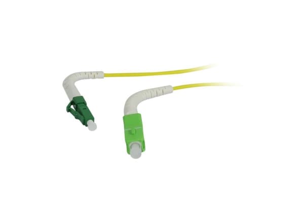 LWL1FaserPatchk 15mtrLCAPCSCAPC 9125u OS2 G657A2 AD2mm flexible Knickschutztülle Synergy21