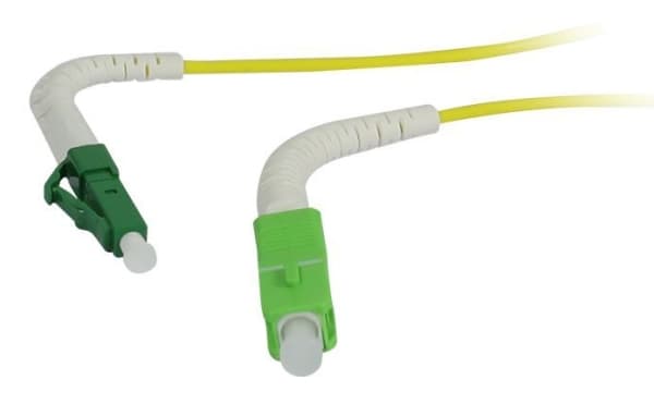 LWL1FaserPatchk 15mtrLCAPCSCAPC 9125u OS2 G657A2 AD2mm flexible Knickschutztülle Synergy21