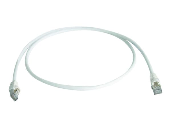 Telegärtner DataVoice Office - Koblingskabel - RJ-45 (hann) til RJ-45 (hann) - 250 cm - 5.8 mm - S/FTP - CAT 6a - med støvel, halogenfri, uten hindri