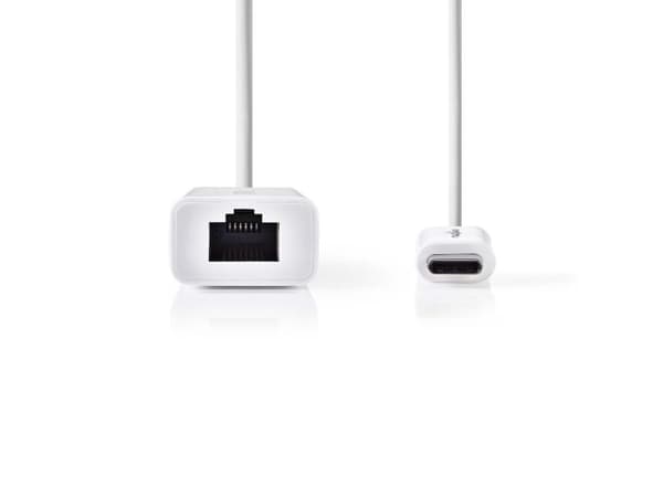 Valueline - Nettverksadapter - USB-C - Gigabit Ethernet x 1 - hvit