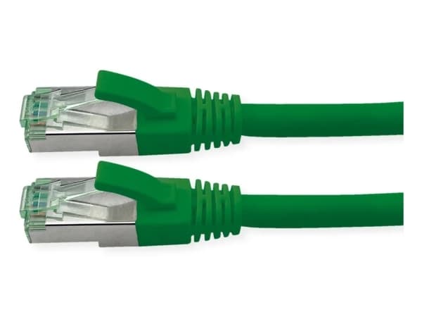 ROLINE RM S/FTP Patchkabel Kat6A/Kl.EA TPE gruen 7m - FTP - PIMF (21.45.3236)