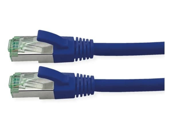ROLINE RM S/FTP Patchkabel Kat6A/Kl.EA TPE blau 20m - FTP - PIMF (21.45.3249)