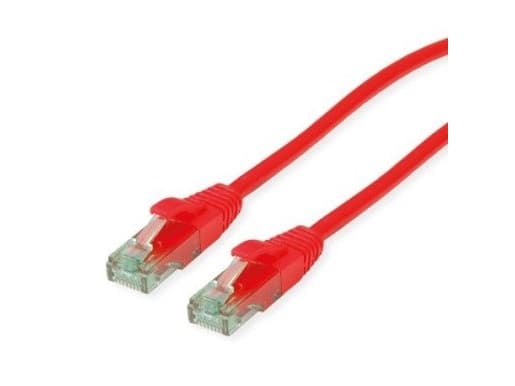ROLINE RM UTP Patchkabel Kat6A/Kl.EA rot 0.5m - UTP (21.45.3110)
