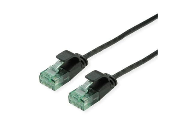 ROLINE 21.45.3455, 2 m, Cat6a, U/UTP (UTP), RJ-45, RJ-45, Sort