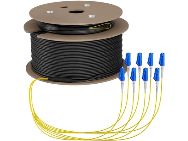 EFB Elektronik Trunkkabel U-DQ ZN BH OS2 8E 1x8 LC-LC 160m Dca LSZH - Kaapeli - 160 m (O8322S160OS2)