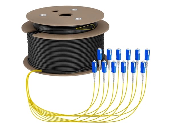 EFB Elektronik Trunkkabel U-DQ ZN BH OS2 12E 1x12 SC-SC 60m Dca LSZH - Kaapeli - 60 m (O8341S60OS2)