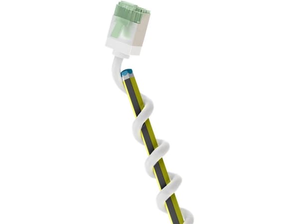 Goobay 74357, 0,15 m, Cat8.1, U/FTP (STP), RJ-45, RJ-45, Vit