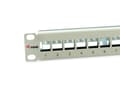 Pikkukuva 3 / 5: Equip Patchpanel 12x RJ45 Cat6A 10" FTP 1HE Premium hellgrau - FTP - RJ-45 (769330)
