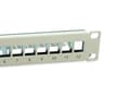 Pikkukuva 4 / 5: Equip Patchpanel 12x RJ45 Cat6A 10" FTP 1HE Premium hellgrau - FTP - RJ-45 (769330)